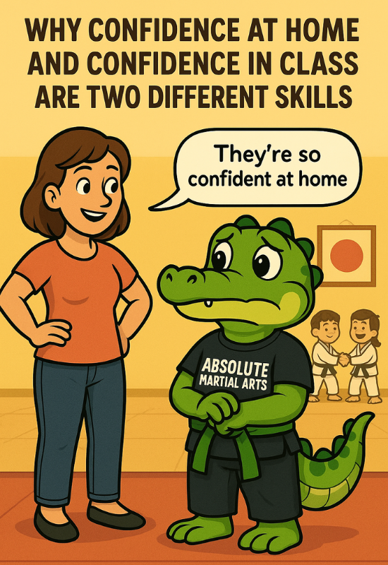 Why Confidence at Home and Confidence in Class Are Two Different Skills